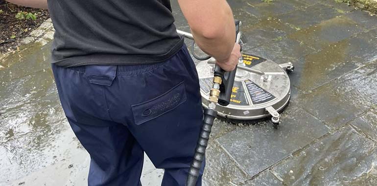 Professional pressure washing services for driveways, patios, paths, decking and exterior surfaces. Restore your property's kerb appeal today.